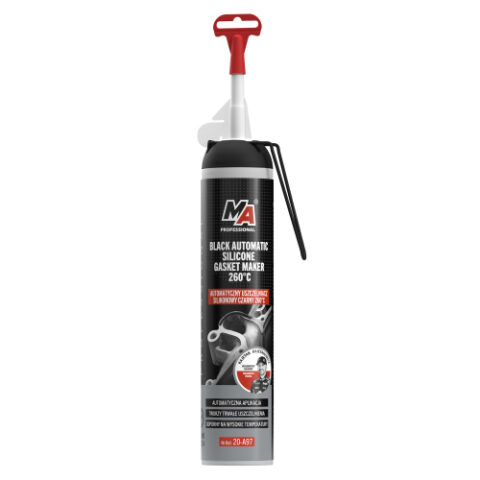 MA PROFESSIONAL AUTOMATYCZNY USZCZELNIACZ SILIKONOWY CZARNY 200ML