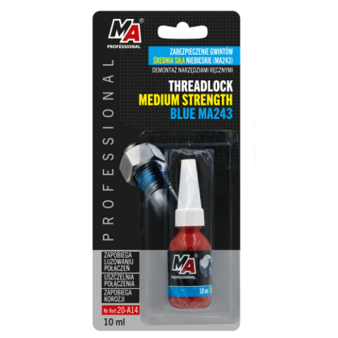 MA PROFESSIONAL KLEJ DO GWINTÓW NIEBIESKI 10ML