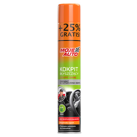 MOJE AUTO KOKPIT BŁYSZCZĄCY JABŁKO 600ML