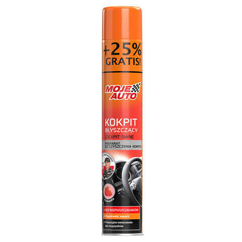 MOJE AUTO KOKPIT BŁYSZCZĄCY TRUSKAWKA 600ML