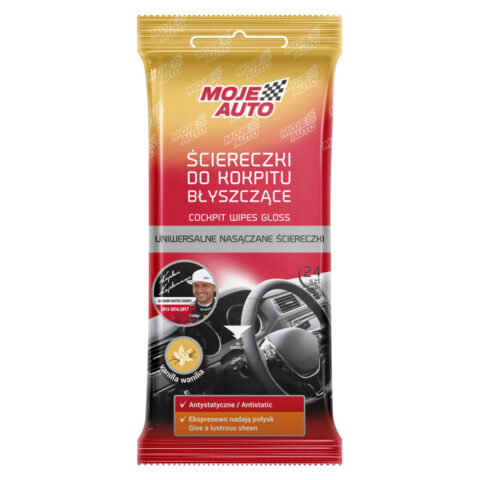 MOJE AUTO ŚCIERECZKI DO KOKPITU BŁYSZCZĄCE WANILIA